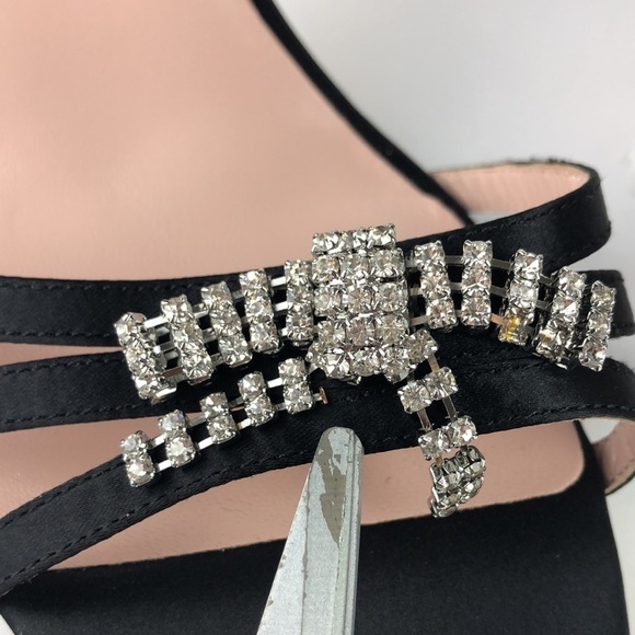 NEW Kate Spade Ingrida Black Sleek Stiletto Heels 11 - Picture 9 of 14